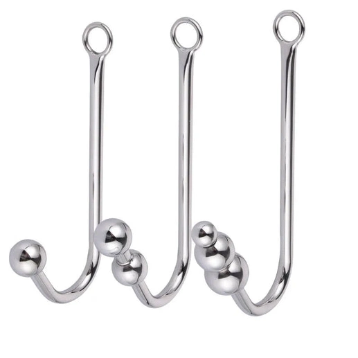 Anal Hooks Anal Hook Beaded and with Elegant Collar Cuffs 5334 0723